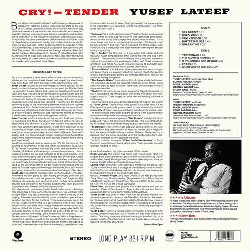 Cry! -Tender (Limited Edition, 180 Gram Vinyl, Bonus Tracks) [Import]