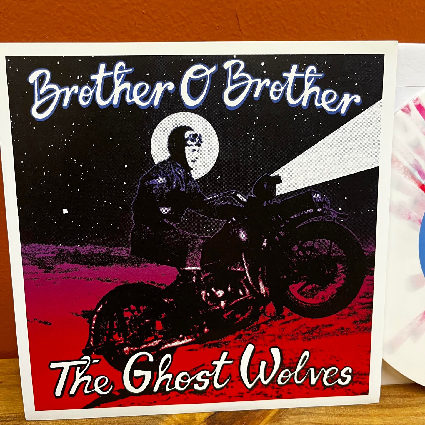 Brother O Brother/The Ghost Wolves 7" Vinyl NM Splatter