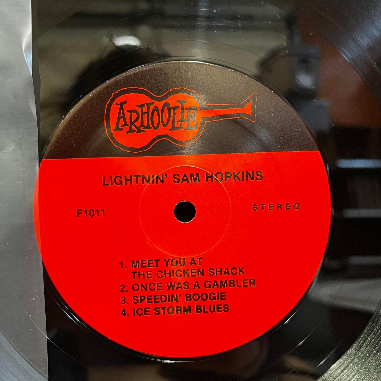 Lightnin' Sam Hopkins Arhoole F1011 Used NM Vinyl