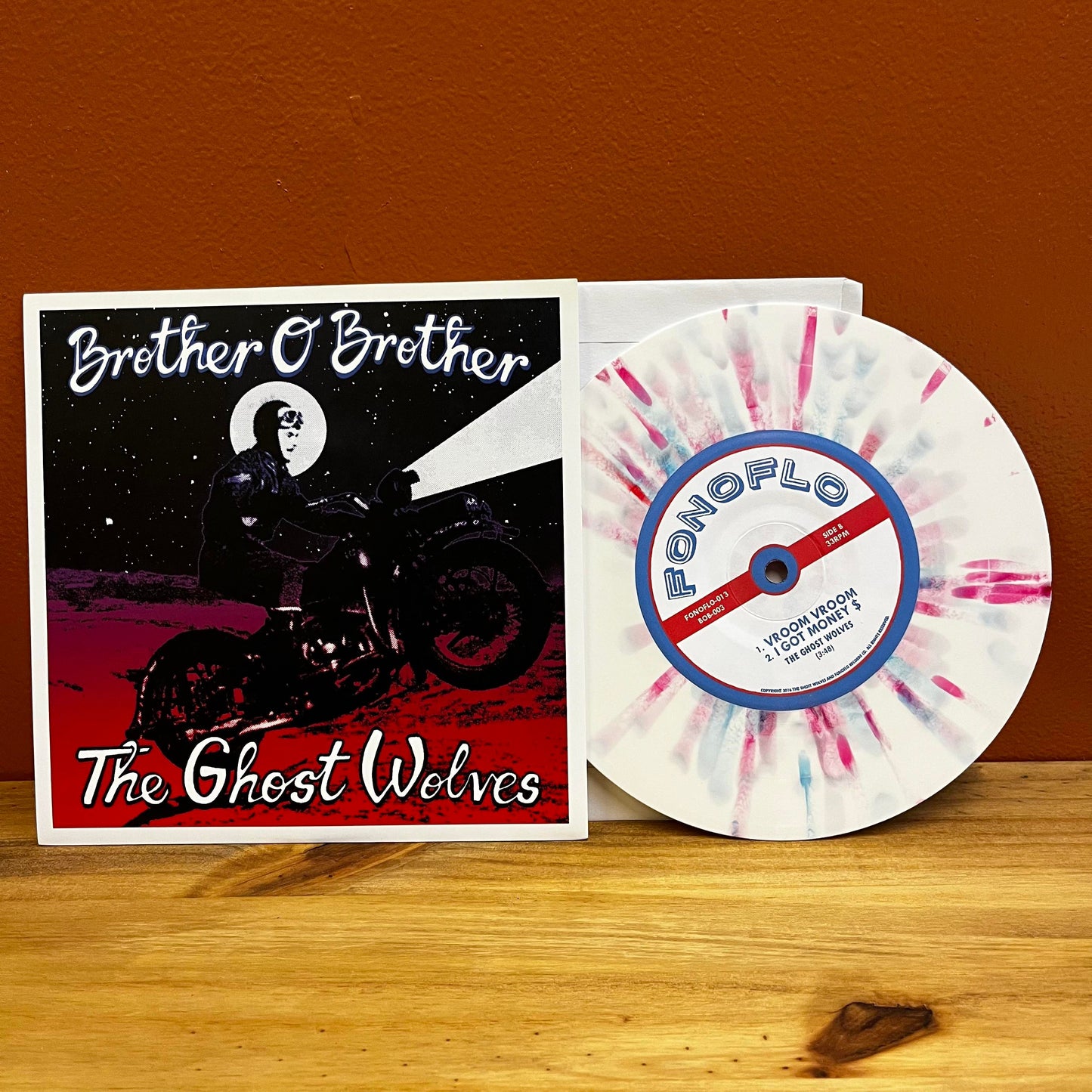 Brother O Brother/The Ghost Wolves 7" Vinyl NM Splatter