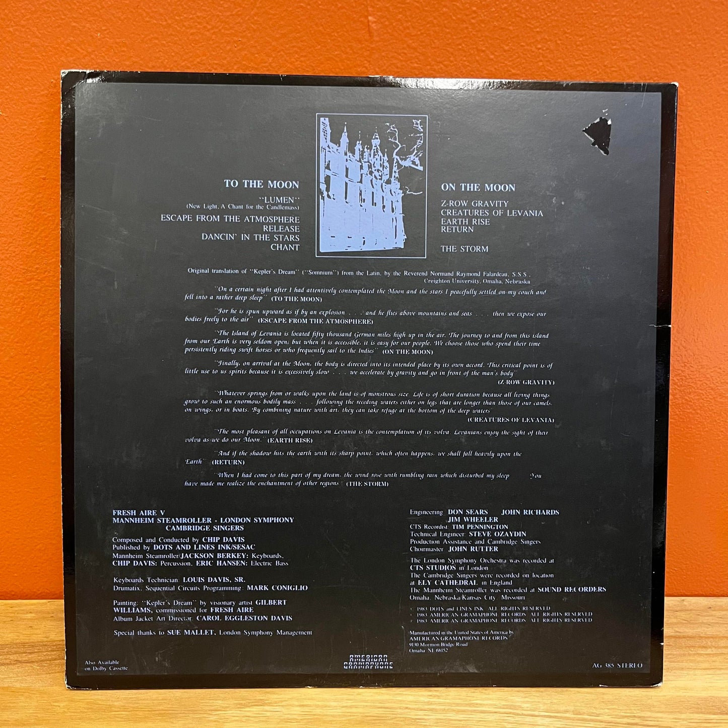 Aire V - Mannheim Steamroller AG 385 Used Vinyl