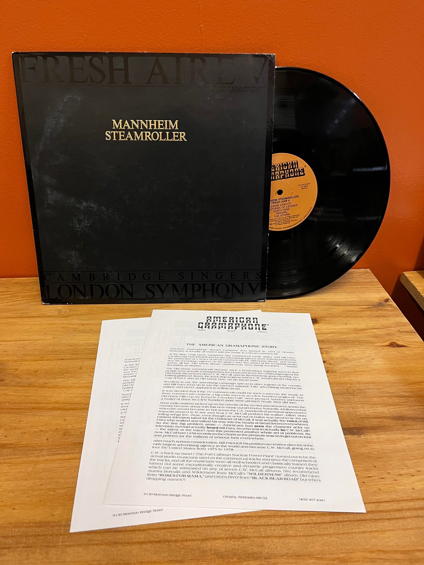 Aire V - Mannheim Steamroller AG 385 Used Vinyl