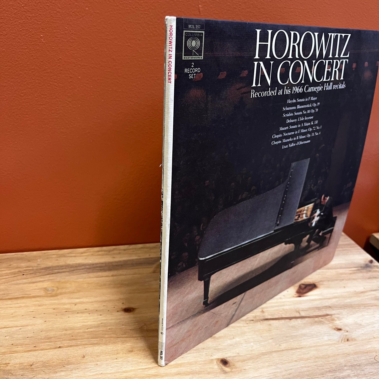 Horowitz In Concert - Recorded at his 1966 Carnegi Hall Recitals - Double LP M2L-357 Columbia EX