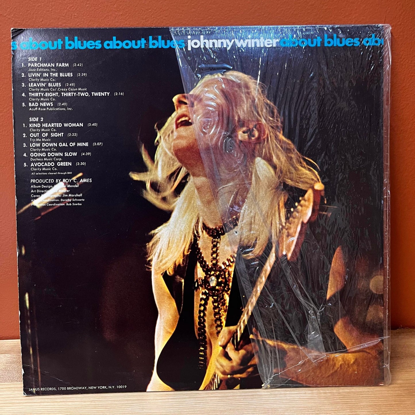 About Blues - Johnny Winter JLS-3008 Used Vinyl NM Shrink