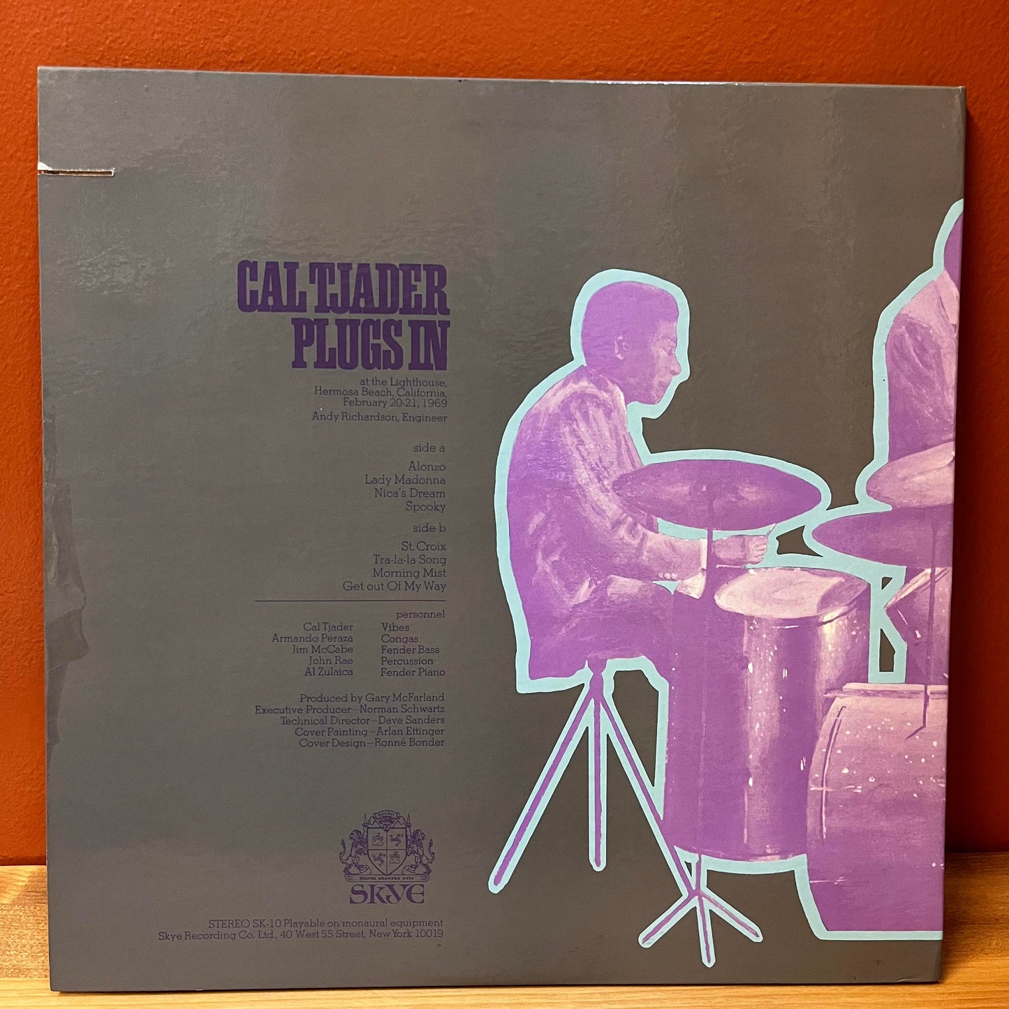 Cal Tjader Plugs in At the Lighthouse Hermosa Beach, CA February 20-21 1969 Used EX/NM SK-10