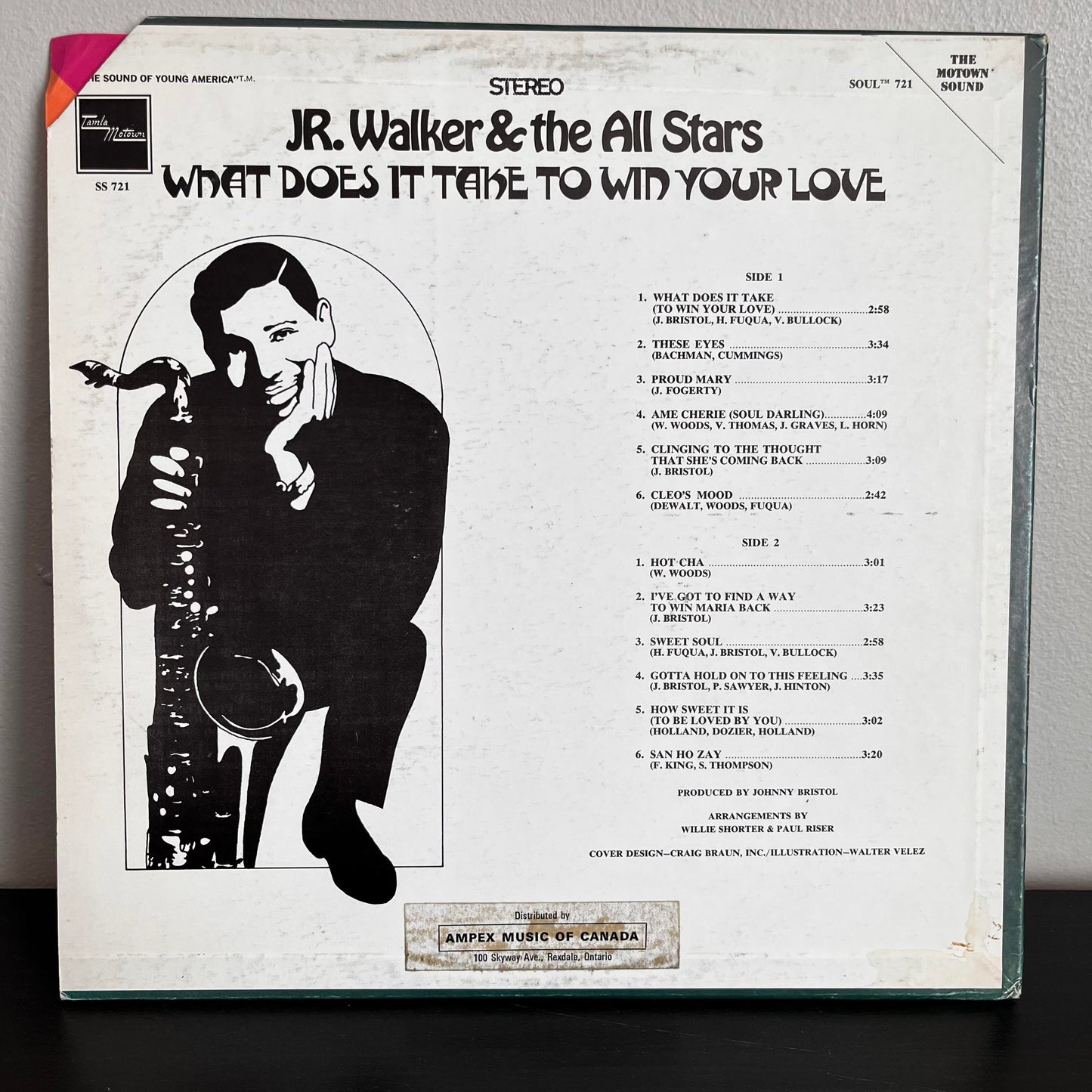 What Does It Take To Win Your Love - JR. Walker & The All Stars SS721 VG+