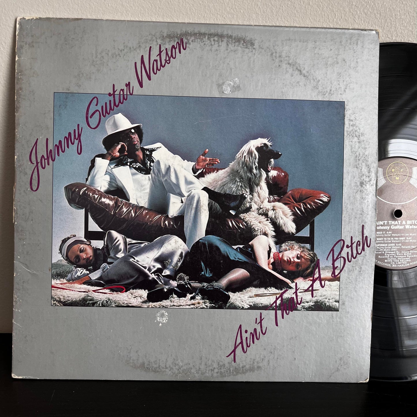 Ain't That A Bitch - Johnny Guitar Watson STEREO DJLPA-3 Vinyl VG