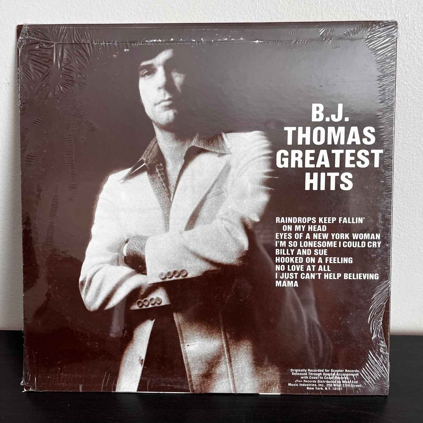 B.J. Thomas Greatest Hits CS-597 Vinyl Sealed NM