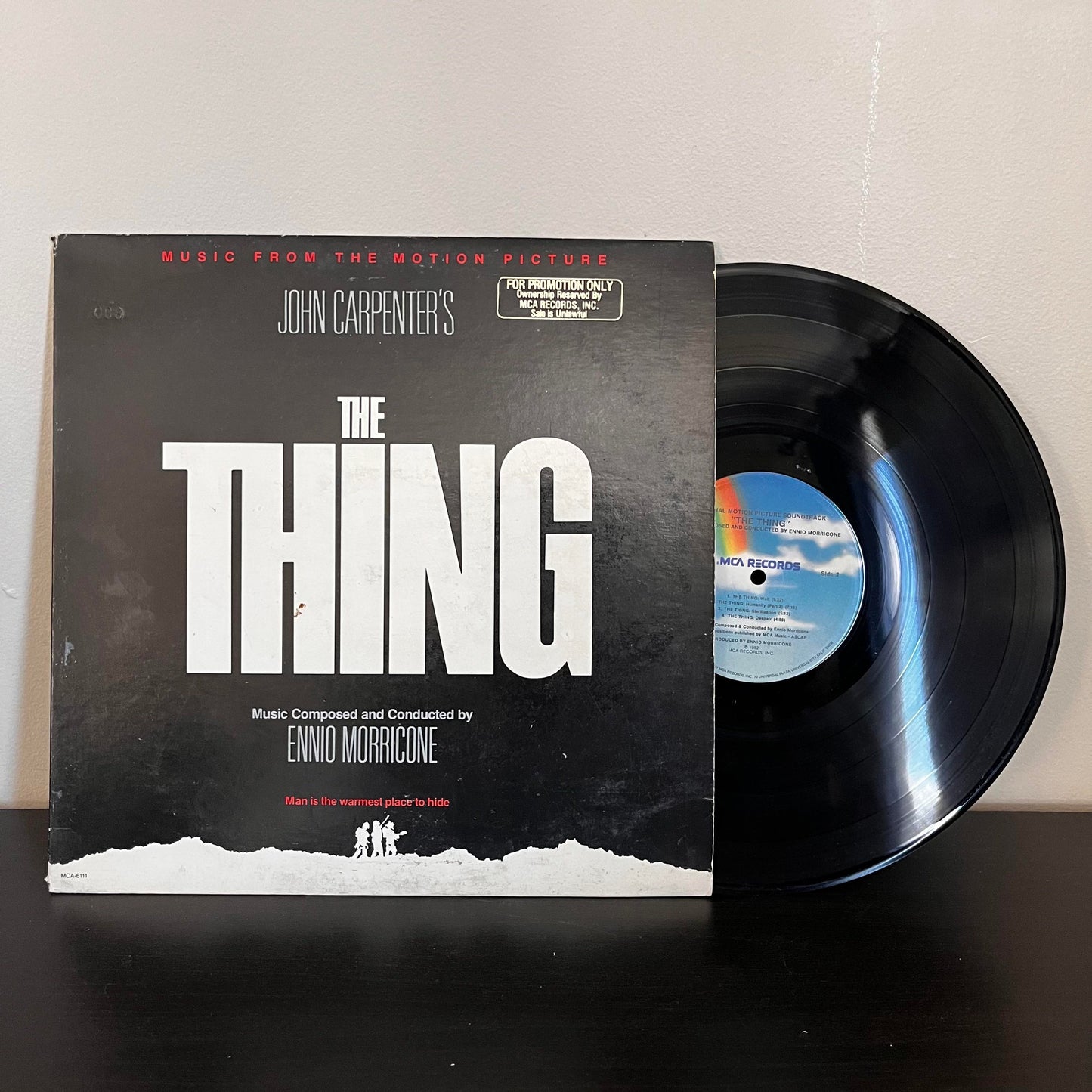 John Carpenter's The Thing Promotional Copy MC-6111 Vinyl VG+ Used