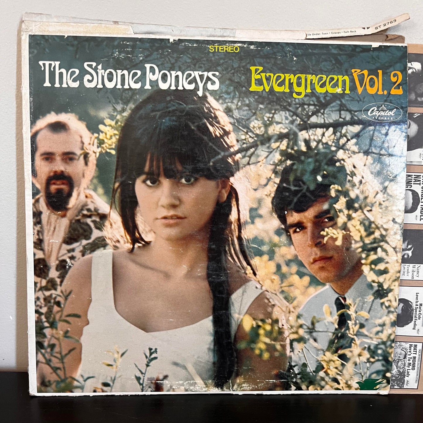 The Stone Poneys (Linda Ronstadt) Evergreen Vol. 2 Capitol ST 2763 VG Vinyl