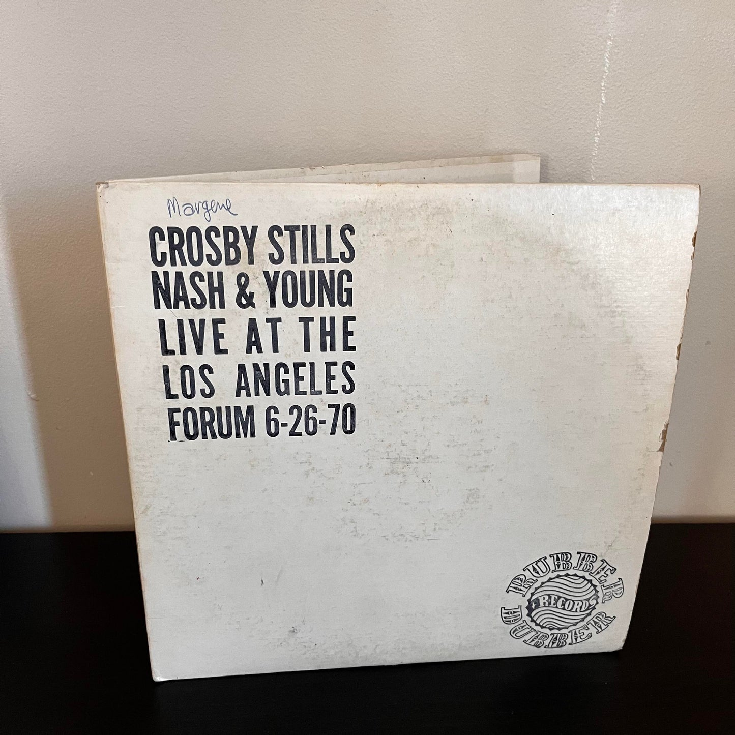 Crosby Stills Nash & Young Live At The Los Angeles Forum 6-26-70 VG