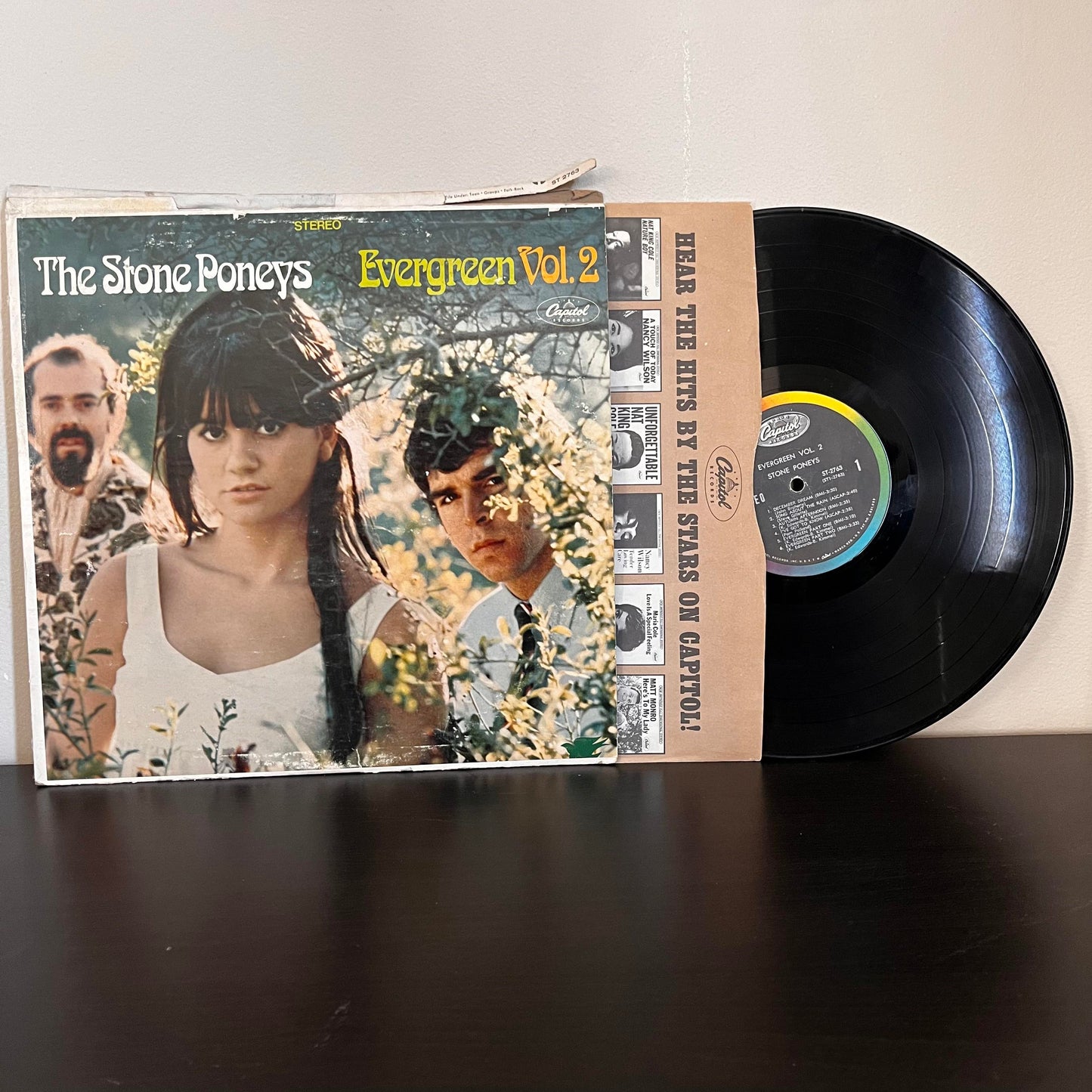 The Stone Poneys (Linda Ronstadt) Evergreen Vol. 2 Capitol ST 2763 VG Vinyl