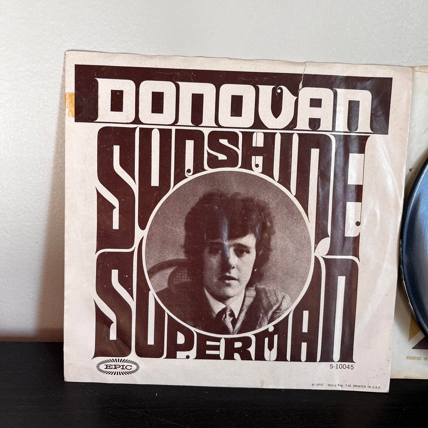 Donovan Sunshine Superman/The Trip 7" 45 Vinyl Epic 5-10045 EX