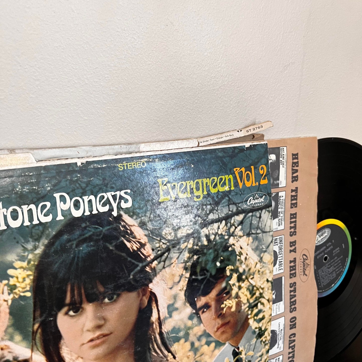 The Stone Poneys (Linda Ronstadt) Evergreen Vol. 2 Capitol ST 2763 VG Vinyl