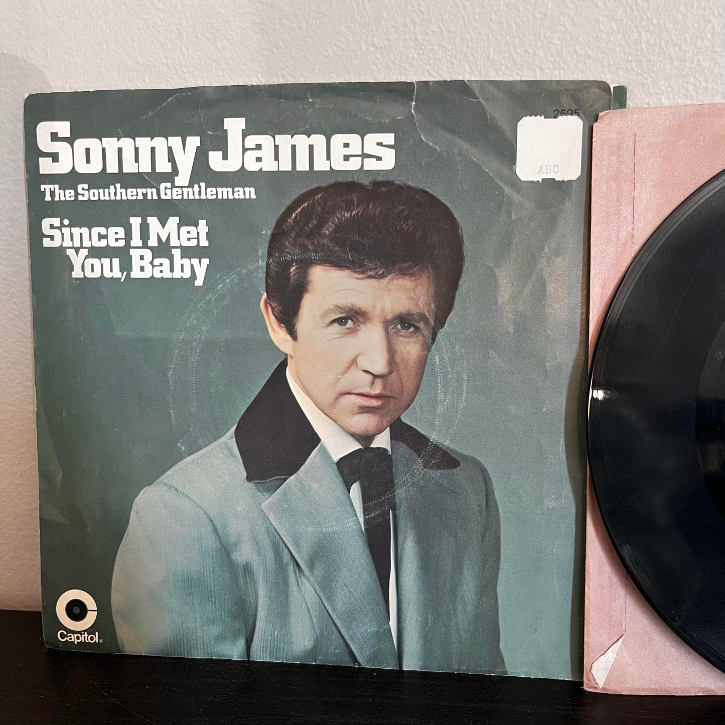 Sonny James "Since I Met You, Baby"/"Clinging To Hope" Capitol 2595 45RPM Vinyl NM