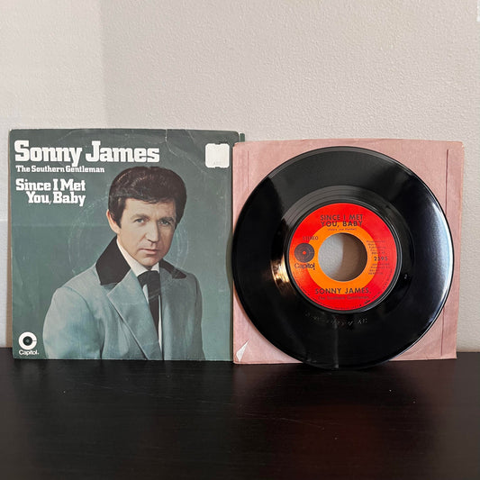 Sonny James "Since I Met You, Baby"/"Clinging To Hope" Capitol 2595 45RPM Vinyl NM