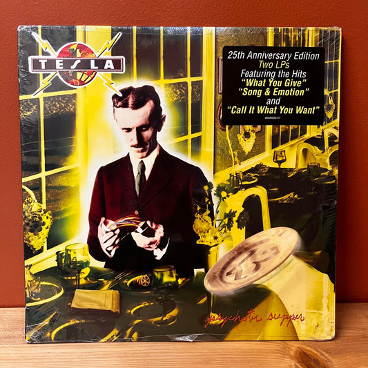 Psychotic Supper - Tesla 25th Anniversary Edition 2 LP Sealed Small Corner Damage B0024833-01