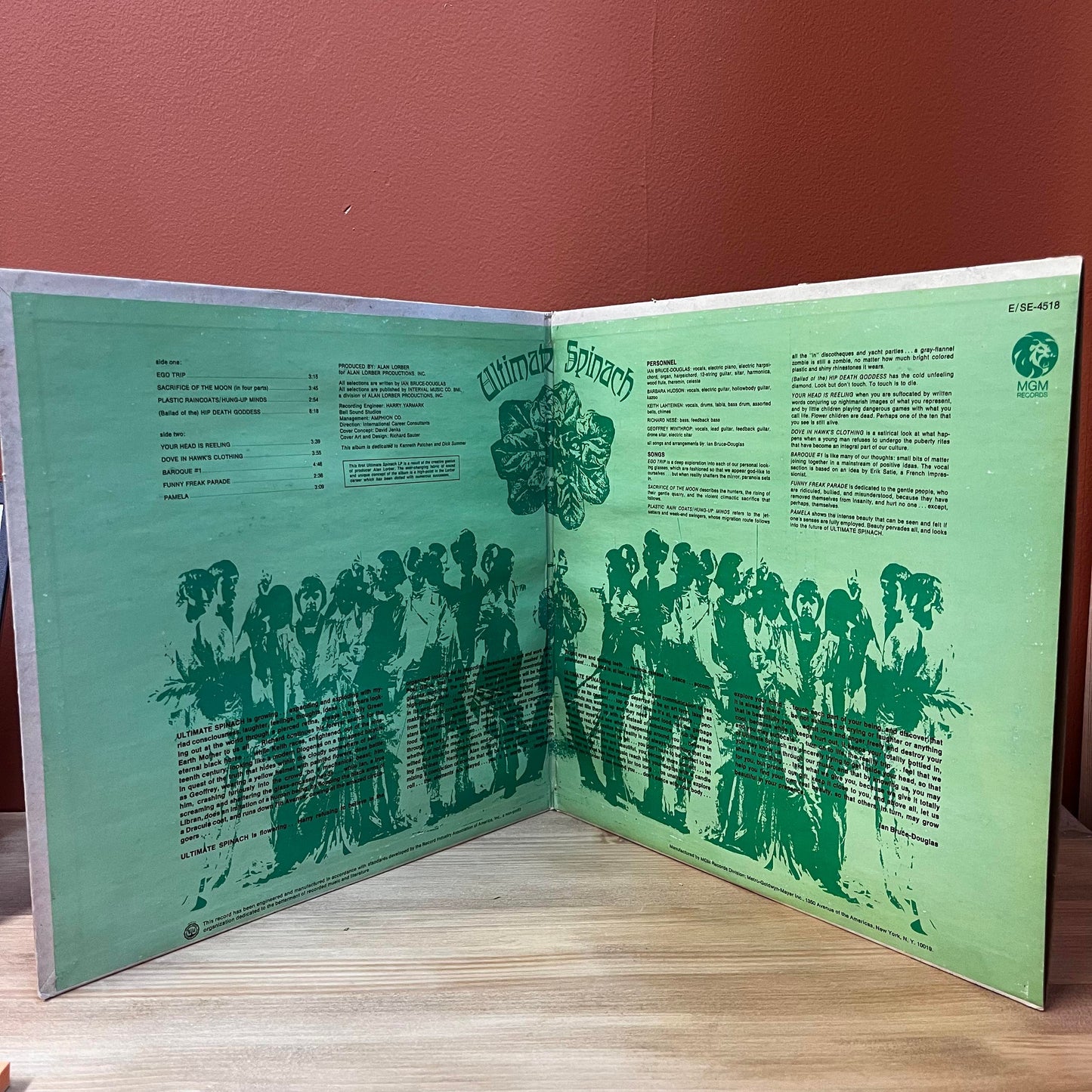 Ultimate Spinach SE-4518 MGM Pressing Gatefold US Good Condition Vinyl