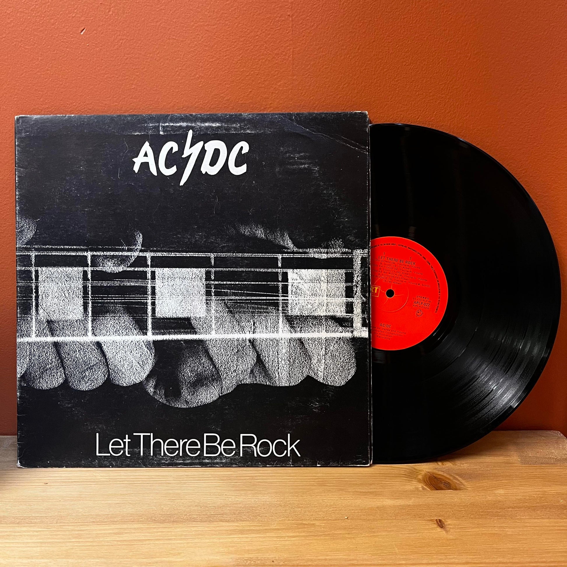 AC/DC Let There Rock Australia Red Label Pressing APLP.022 Used VG Provo's Vintage Groove