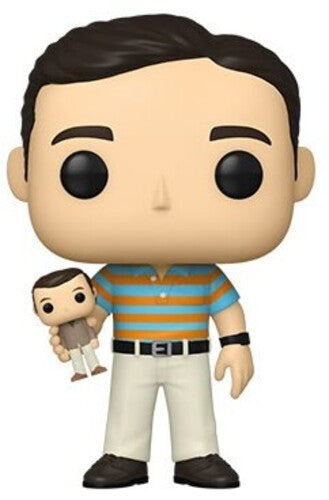 Funko Pop! Movies: 40 Year Old Virgin - Andy Holding Oscar (Styles May Vary)