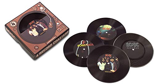AC DC 4 PC COASTER SET