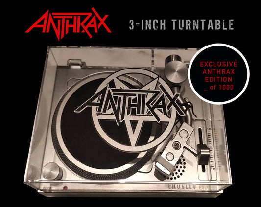 Anthrax Crosley 3" RSD turntable