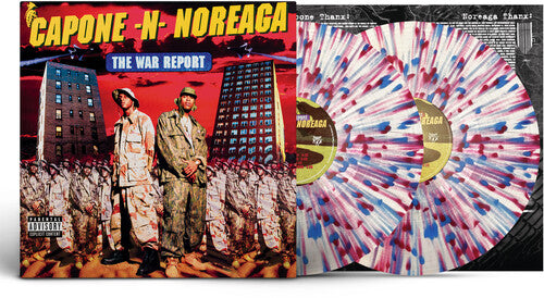 The War Report (Clear Vinyl with Red & Blue Splatter Vinyl) - Capone-N-Noreaga (Vinyl)