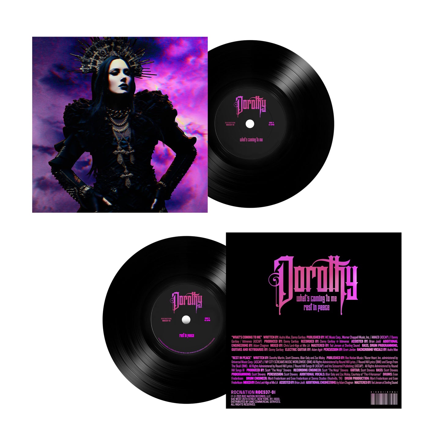 What's Coming To Me/Rest In Peace - Dorothy (Indie Exclusive Limited Edition Vinyl Single)