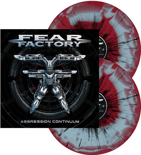 Aggression Continuum (Red & Blue Swirl w/ Black Splatter) (Colored Vinyl, Red, Blue, Black, Limited Edition)