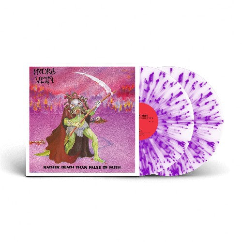 RATHER DEATH THAN FALSE OF FAITH (CLEAR/PURPLE SPLATTER VINYL)