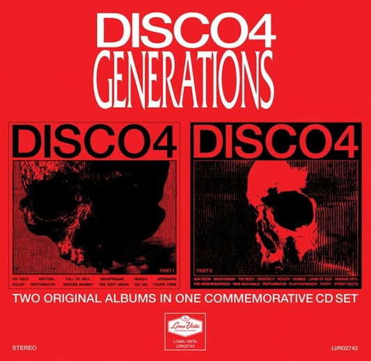 GENERATIONS EDITION: DISCO4 :: PART I and DISCO4 :: PART II [2 CD]