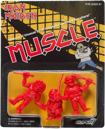 Iron Maiden Muscle 3-Pack - Killers, The Trooper, Piece Of Mind (Red)
