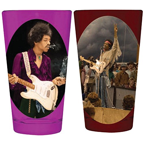 JIMI HENDRIX 2-PACK PINT GLASS SET
