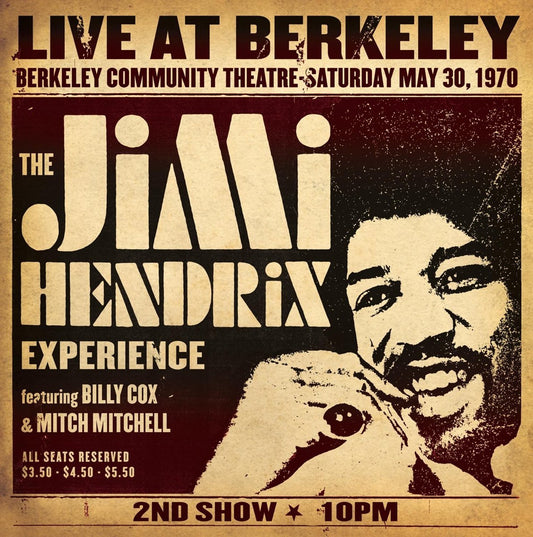 JIMI HENDRIX EXPERIENCE LIVE AT BERKELEY