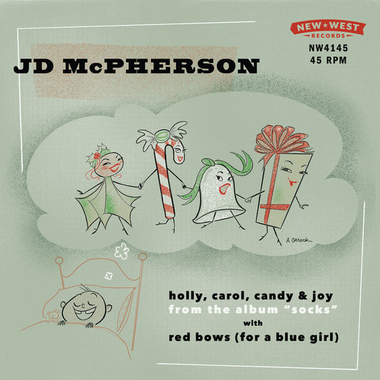 Holly, Carol, Candy & Joy / Red Bows (For A Blue Girl) (SNOW GLO