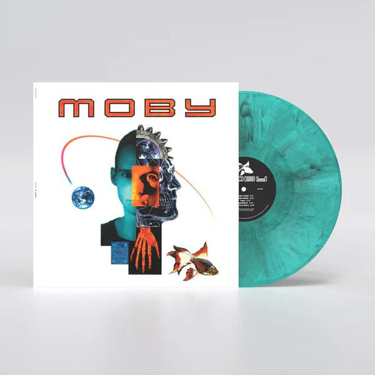 Moby (Black, White & Blue Marbled Colored Vinyl, 140 Gram Vinyl)
