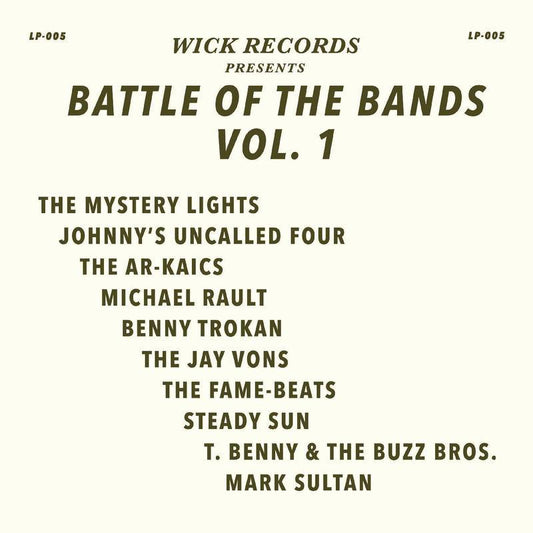 Wick Records Presents Battle of the Bands Vol. 1 (BLACK SWIRL VI