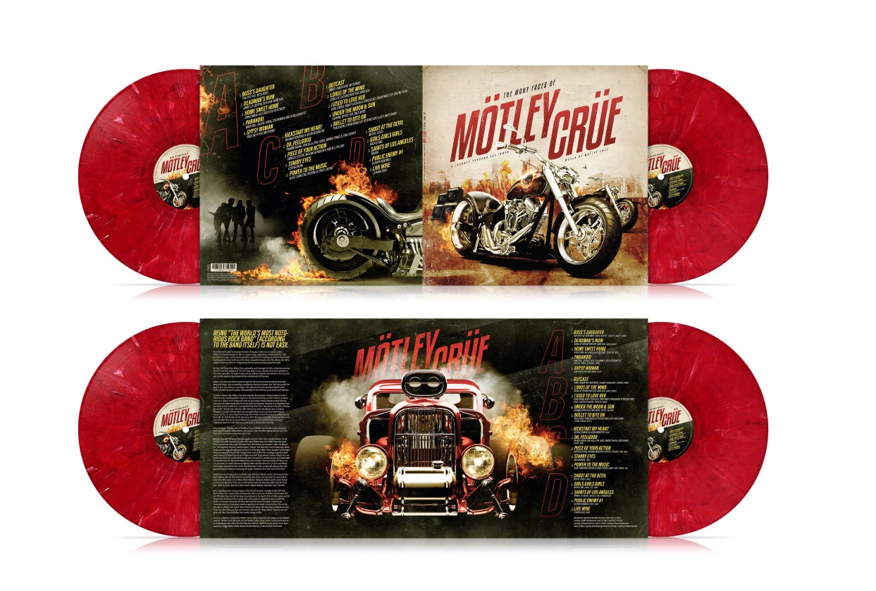 The Many Faces Of Motley Crue (Limited Ed. Gatefold Red Marble Vinyl)