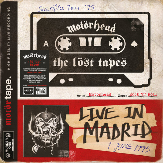 The Lost Tapes Vol.1 (Live In Madrid 1995) - Motörhead (Vinyl) (RSD Black Friday 2021)