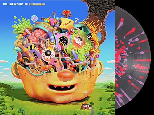 The Unraveling Of PUPTHEBAND - Pup (Vinyl) (Black Ice With Coral & Violet Splatter)
