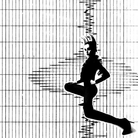 Flux (Black Inside Transparent Electric Blue) [INDIE EX]