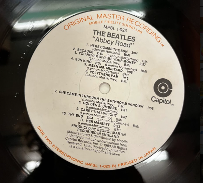 Abbey Road | Original Master Recording | VG