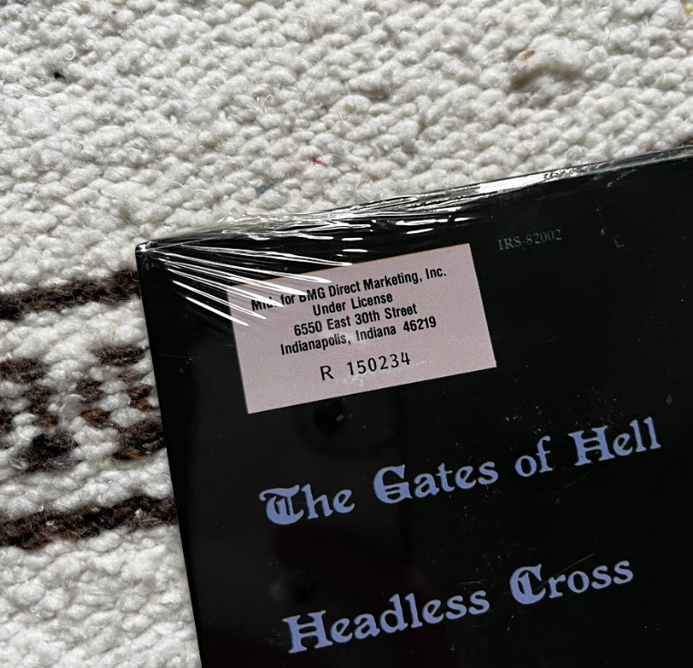 Headless Cross | New Sealed | IRS-82002