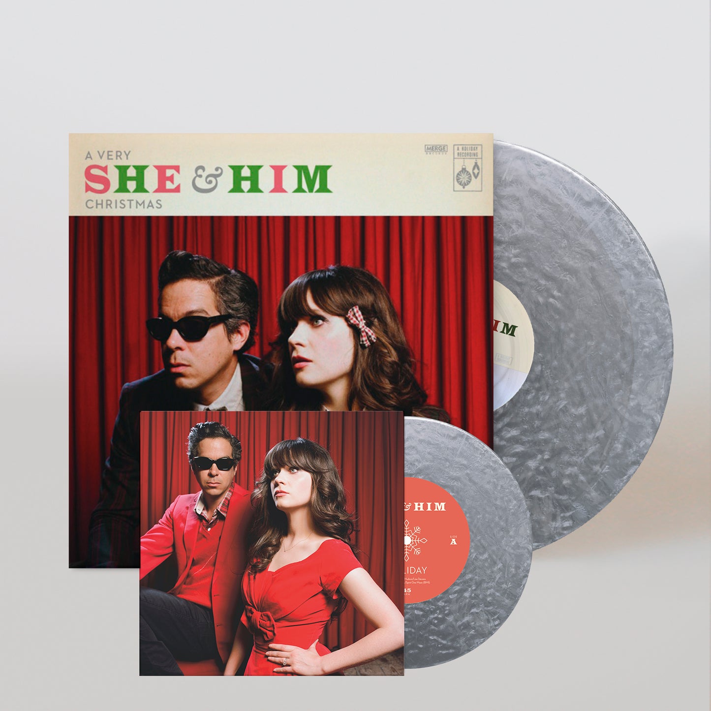 A Very She & Him Christmas (10th Anniv Deluxe Ed) (With Bonus 7" Silver vinyl Download Card)