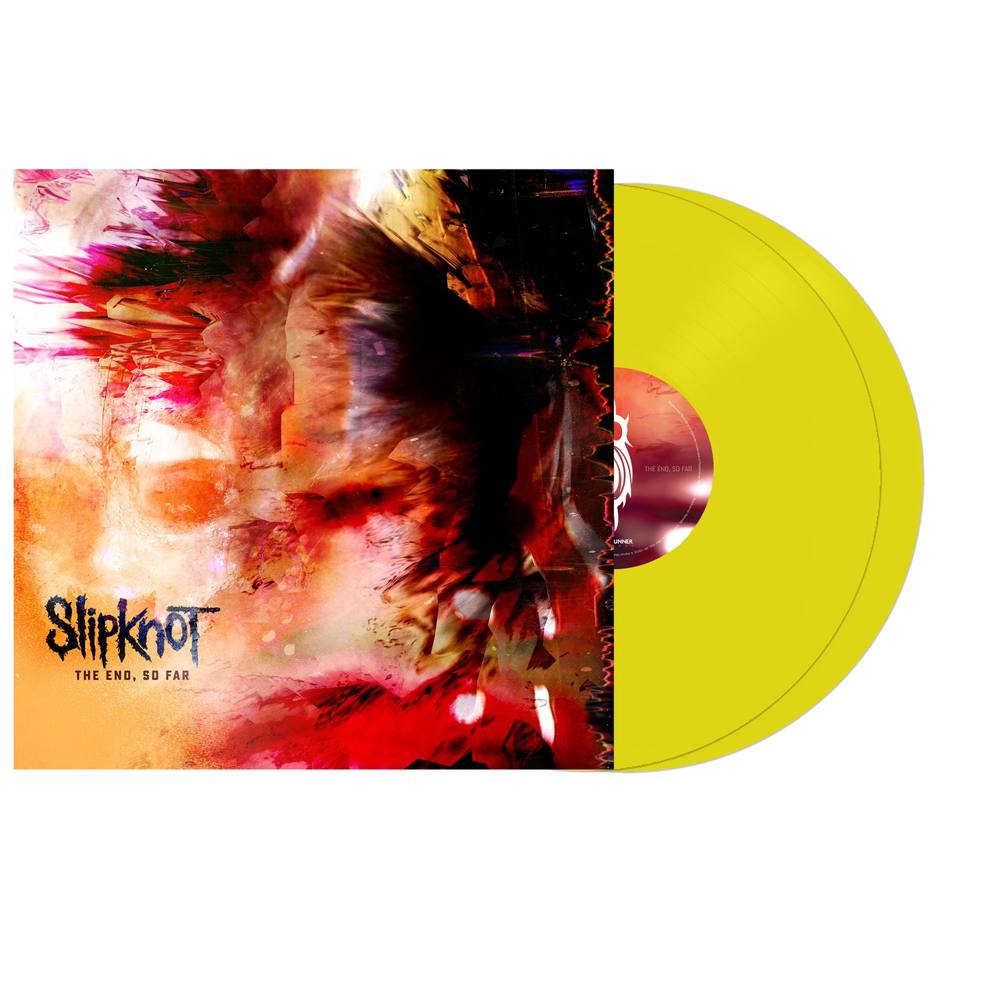 The End, So Far (INDIE EXCLUSIVE) (2 LP Neon Yellow Vinyl) - Slipknot Vinyl