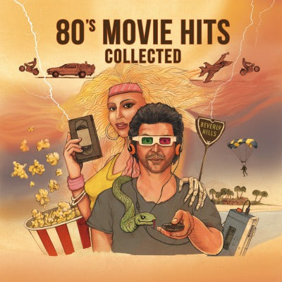 80's Movie Hits Collected (Limited Edition, 180 Gram Vinyl, Colored Vinyl, White, Black) [Import] (2 Lp's)