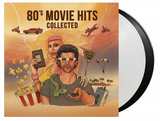 80's Movie Hits Collected (Limited Edition, 180 Gram Vinyl, Colored Vinyl, White, Black) [Import] (2 Lp's)