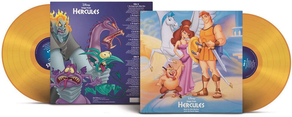 Songs From Hercules: 25th Anniversary (Original Soundtrack) (Transparent Orange Colored Vinyl) [Import]