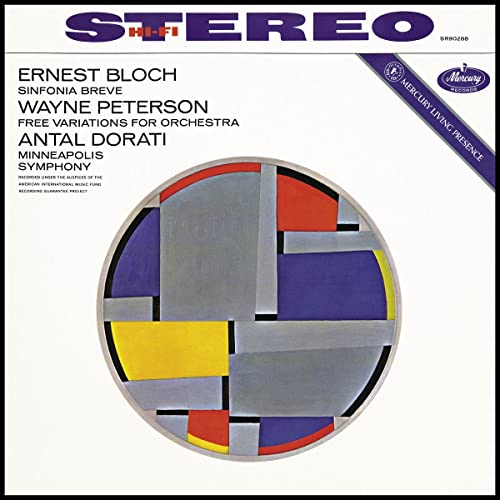 Ernest Bloch/Sinfonia Breve/Wayne Peterson: Free Variations [LP]