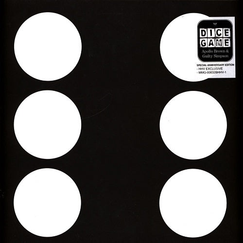 Dice Game (Indie Exclusive, Black & White Splatter, Anniversary Edition)